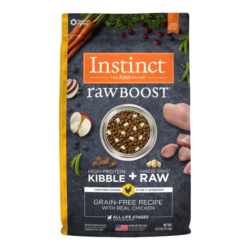 インスティンクト Raw Boost リアルチキン 3サイズ(犬用) 